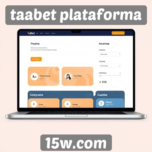 Interface do usuário na taabet plataforma é intuitiva